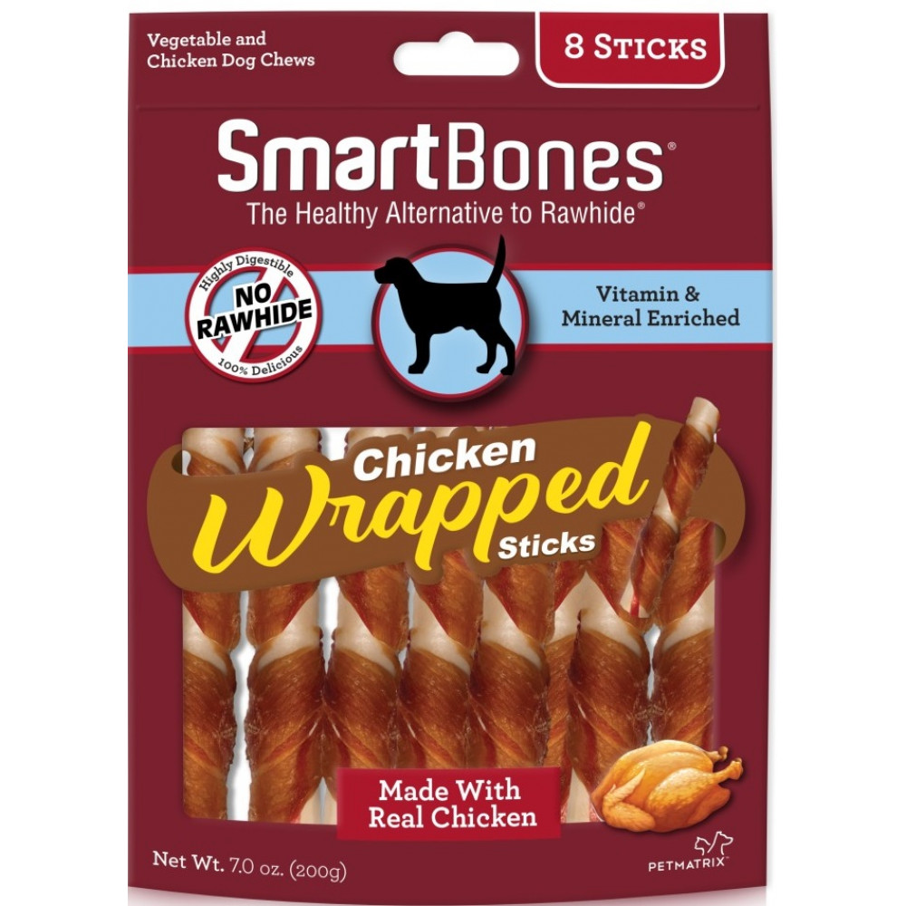 SmartBones ChickenWrapSticksMed.5pc 40XP